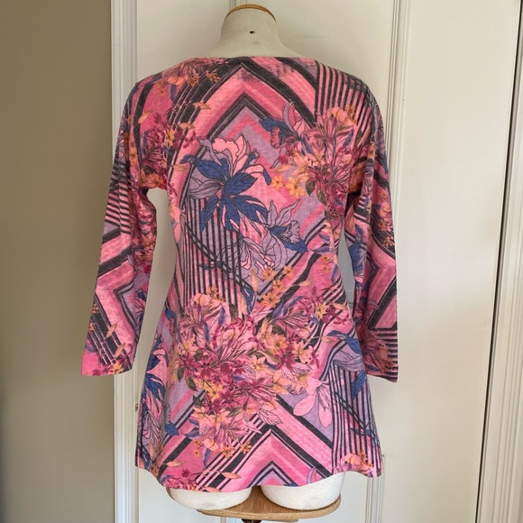 💐Gorgeous Nally and Millie floral knit tunic top - Picture 4 of 5